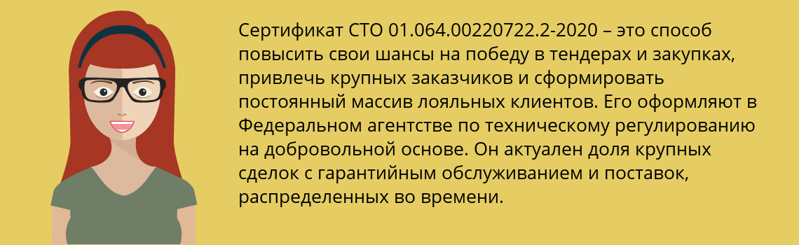 Получить сертификат СТО 01.064.00220722.2-2020 в Могоча